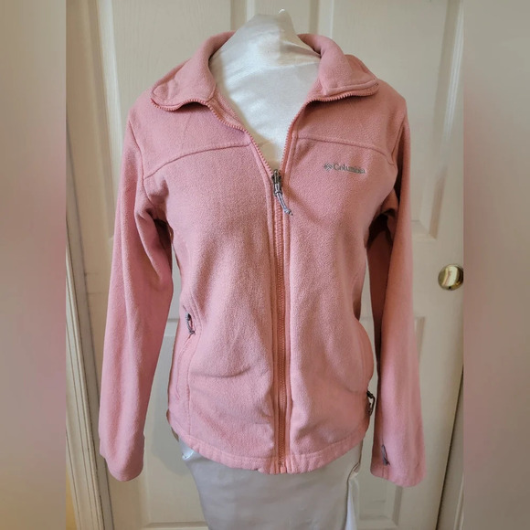 COLUMBIA FRONT ZIP FLEECE JACKET (sz small)‎ - Picture 1 of 4
